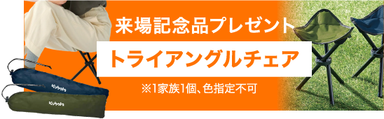 来場記念品プレゼント トライアングルチェア